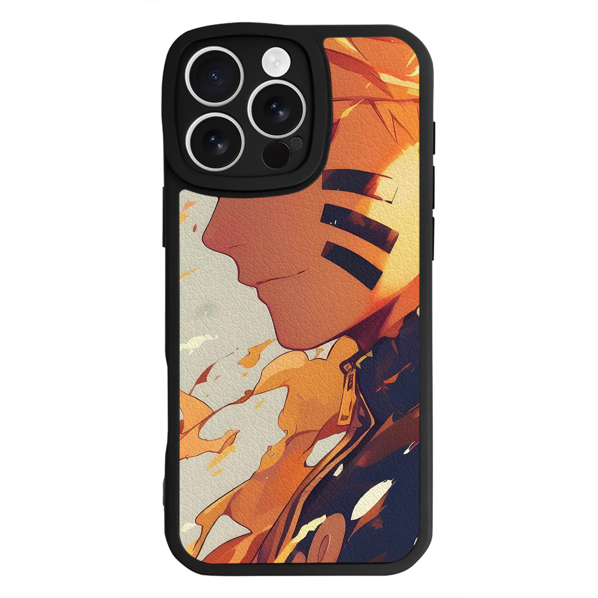（画像用） NARUTO -ナルト- NARUTO -ナルト- 疾風伝 【iPhone 16シリーズ対応】シリコンスマホケース（レザー調） 材質：シリコン
